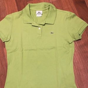 Lacoste Lime Green Polo, Women's Medium (42)